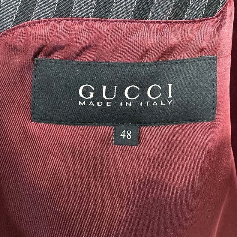 Gucci Gucci Velvet collar striped coat 2501-Nextarrow Size US M / EU 48-50 / 2 - 4 Thumbnail