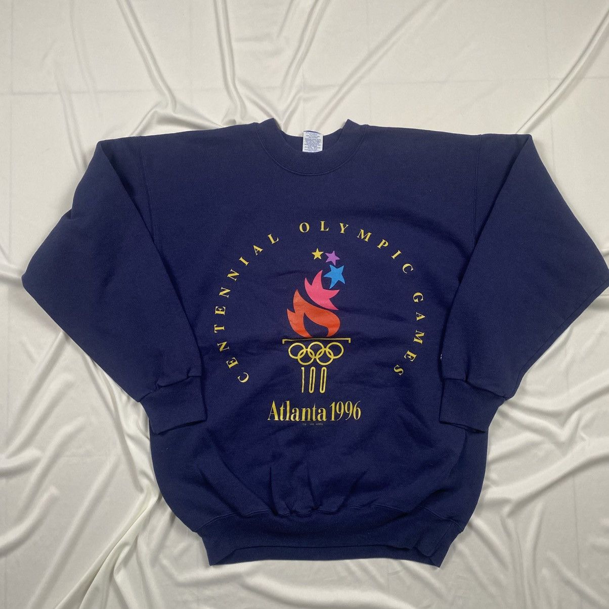 Champion Grail Vintage 90s 1996 Atlanta Olympic Games Crewneck Size US L / EU 52-54 / 3 - 2 Thumbnail