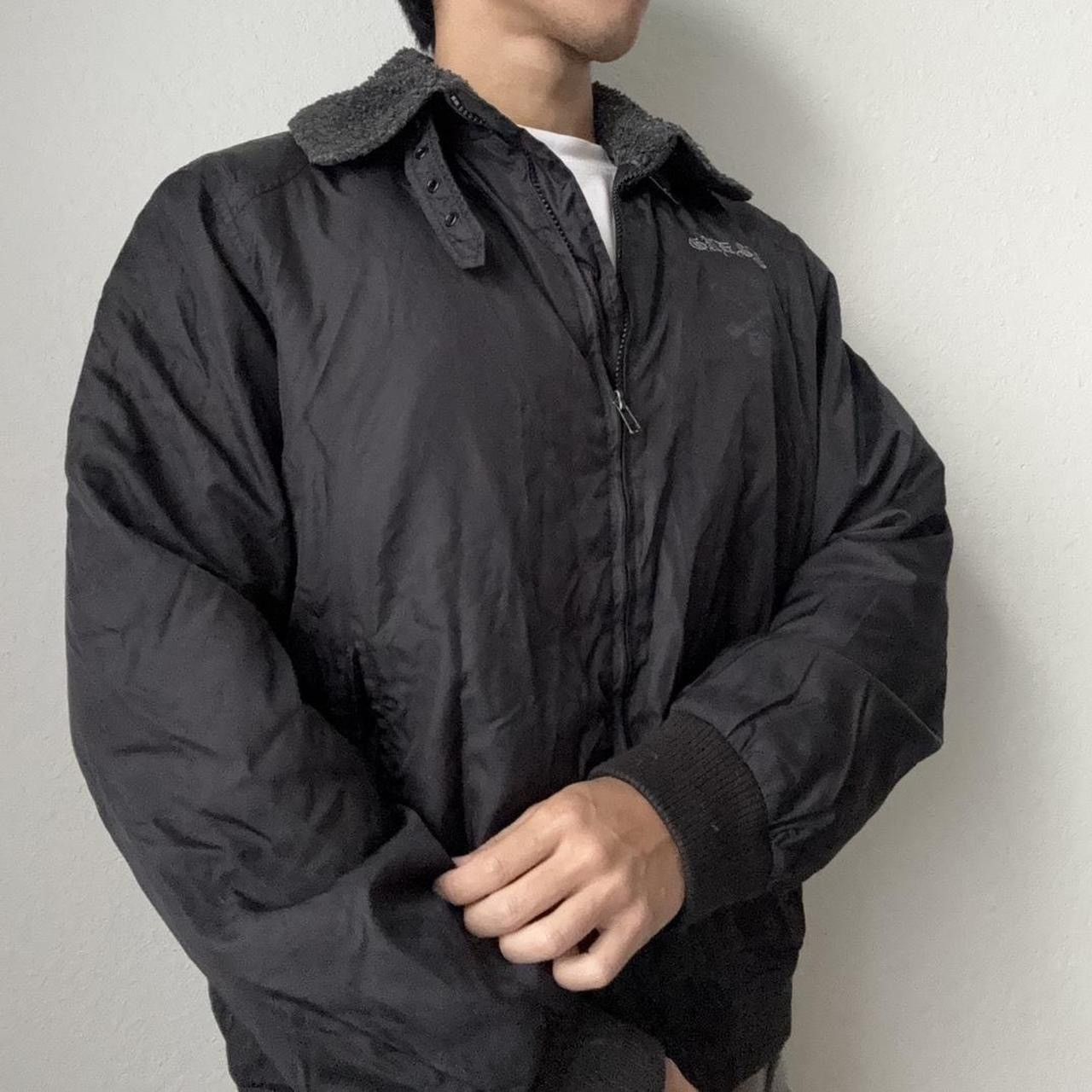 Guess × Vintage Vintage Guess Gothic 1990s Embroided Black Jacket Size US L / EU 52-54 / 3 - 6 Thumbnail