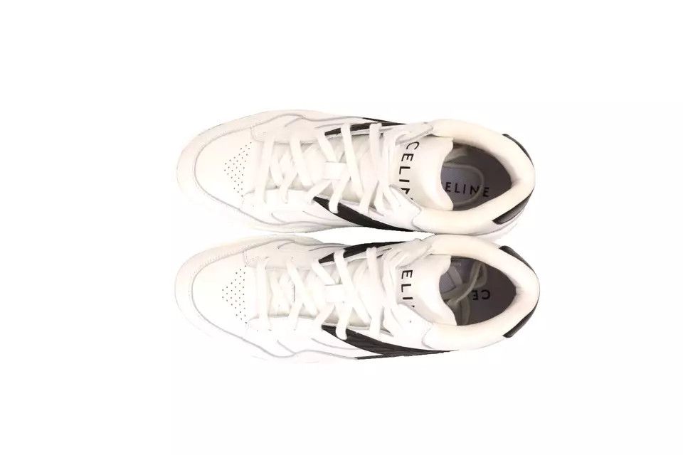 Celine o1bcso1str1124 Calfskin Trainer CT-06 Sneakers in White Size US 7 / EU 40 - 5 Thumbnail
