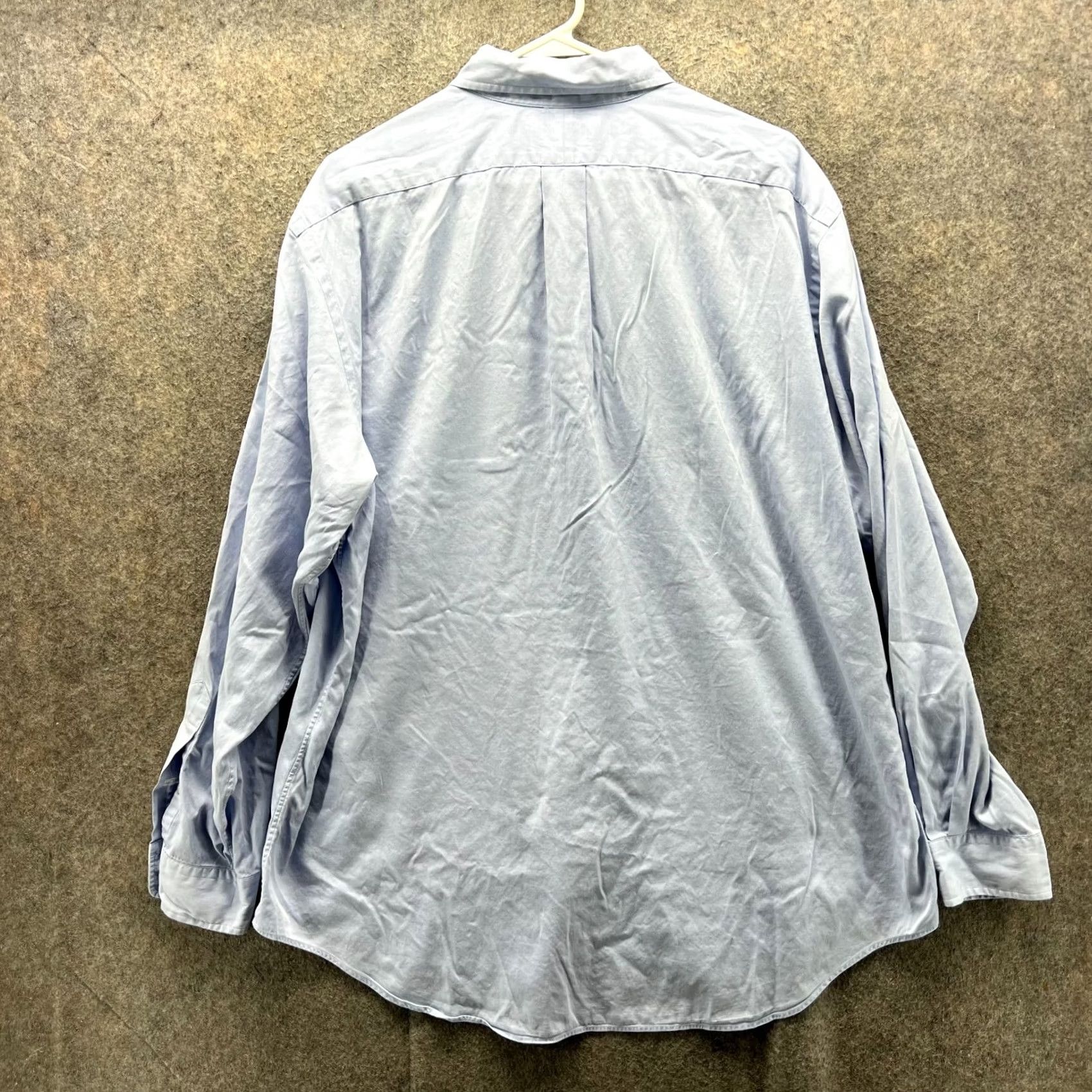 Polo Ralph Lauren Vintage Polo Ralph Lauren Shirt Men 16.5 Blue Button-Down OCBD Preppy Yarmouth OCBD Shirt Mens Blue 52in Chest Button-Up Regular Size US XL / EU 56 / 4 - 2 Thumbnail