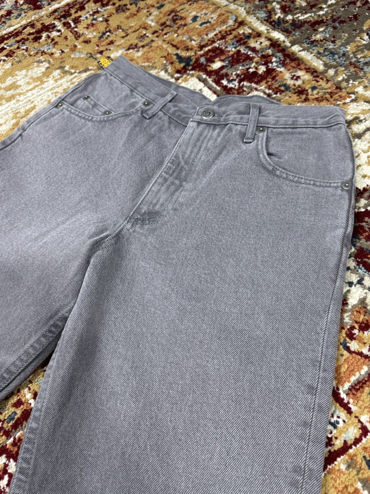 Vintage ᶠᵃⁿᶜʸᵍᵘʸ BNWT Y2K Baggy Washed Denim Jeans Wide leg vintage Size US 31 - 4 Thumbnail
