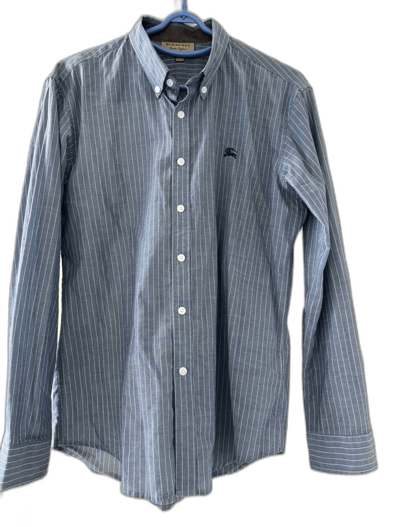 Burberry Burberry Men's Striped Button-Up Shirt XL Size US M / EU 48-50 / 2 - 1 Thumbnail