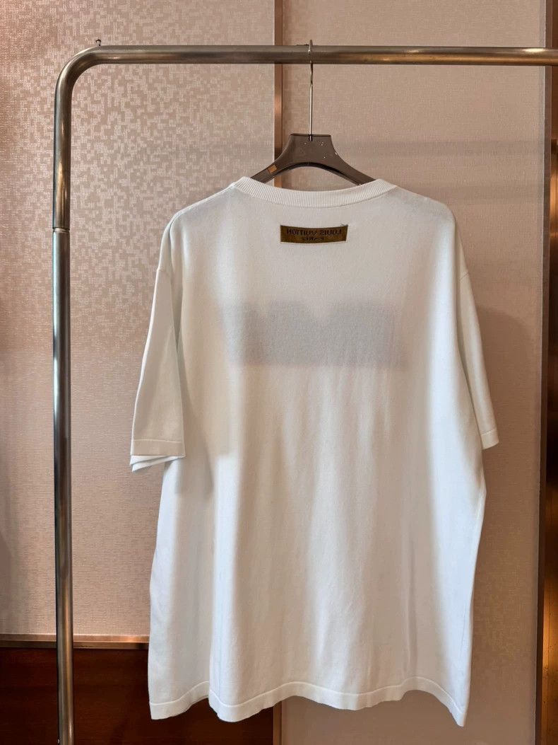 Louis Vuitton LV white orange tiger pattern short sleeve-2507 Size US L / EU 52-54 / 3 - 2 Thumbnail