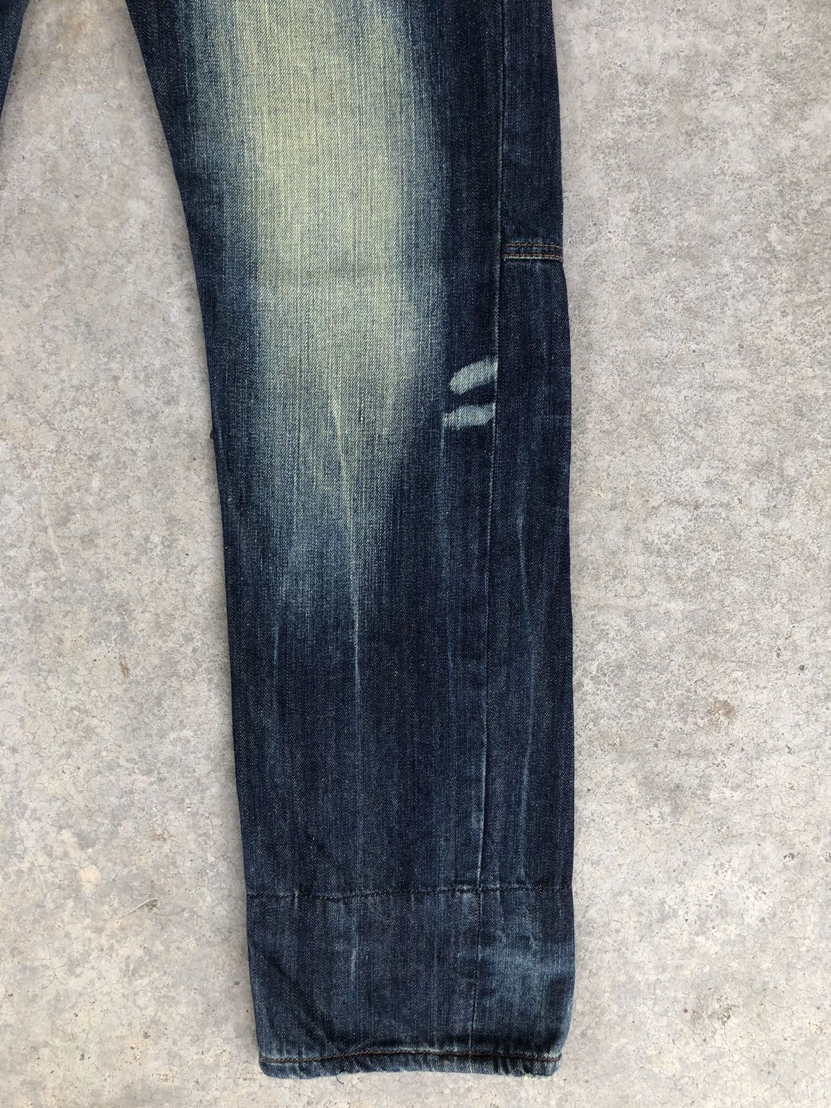 Japanese Brand Japanese Memory Special Double Waist Distressed Embroidered Size US 32 / EU 48 - 8 Thumbnail