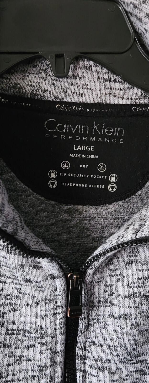 Calvin Klein Calvin Klein Performance Jacket Women's Blk/wht Pocket ZipUp Size L / US 10 / IT 46 - 2 Thumbnail