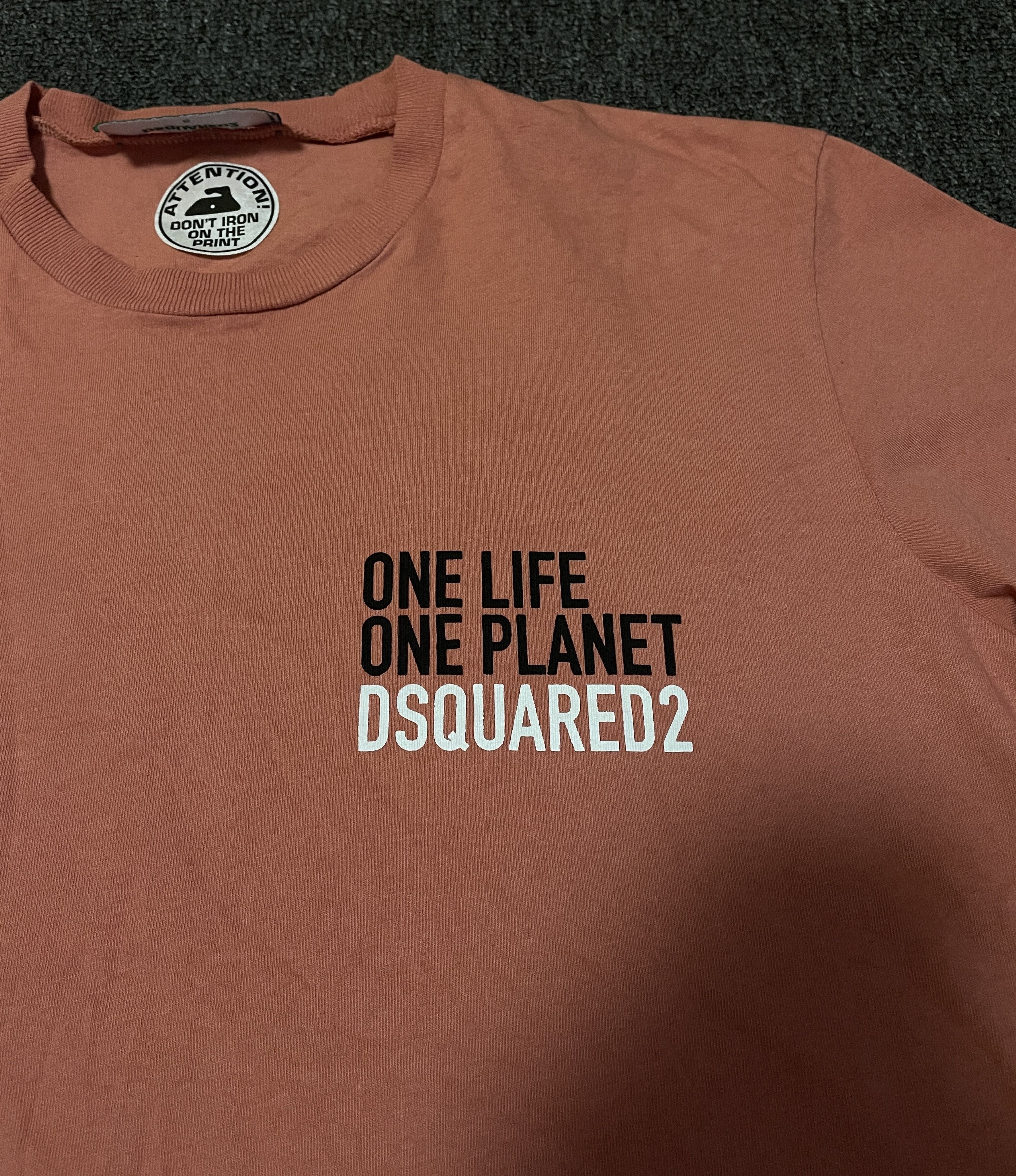 Dsquared2 Dsquared2 Orange T-Shirt Size S Size US S / EU 44-46 / 1 - 3 Thumbnail