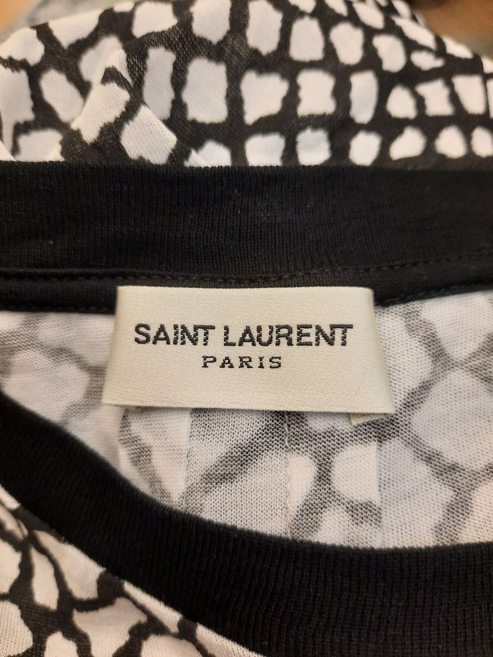Saint Laurent Paris Crocodile Print Tee Size US XS / EU 42 / 0 - 3 Thumbnail