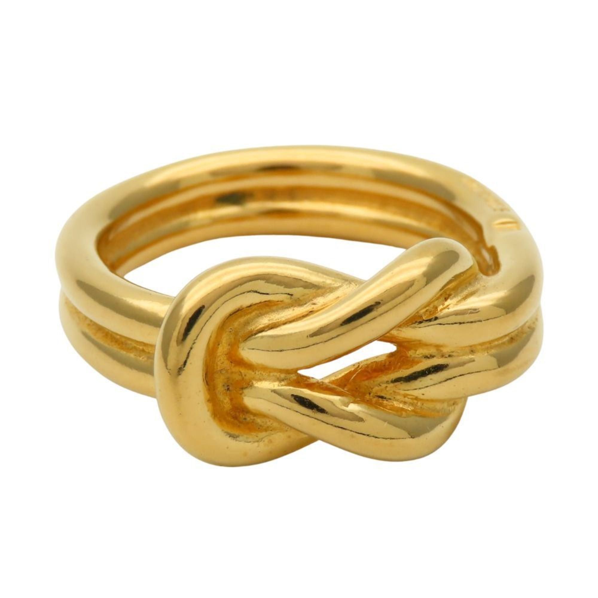 Hermes Hermes Scarf Ring Atame Metal Gold Plated GP Women's HERMES Size ONE SIZE - 1 Thumbnail