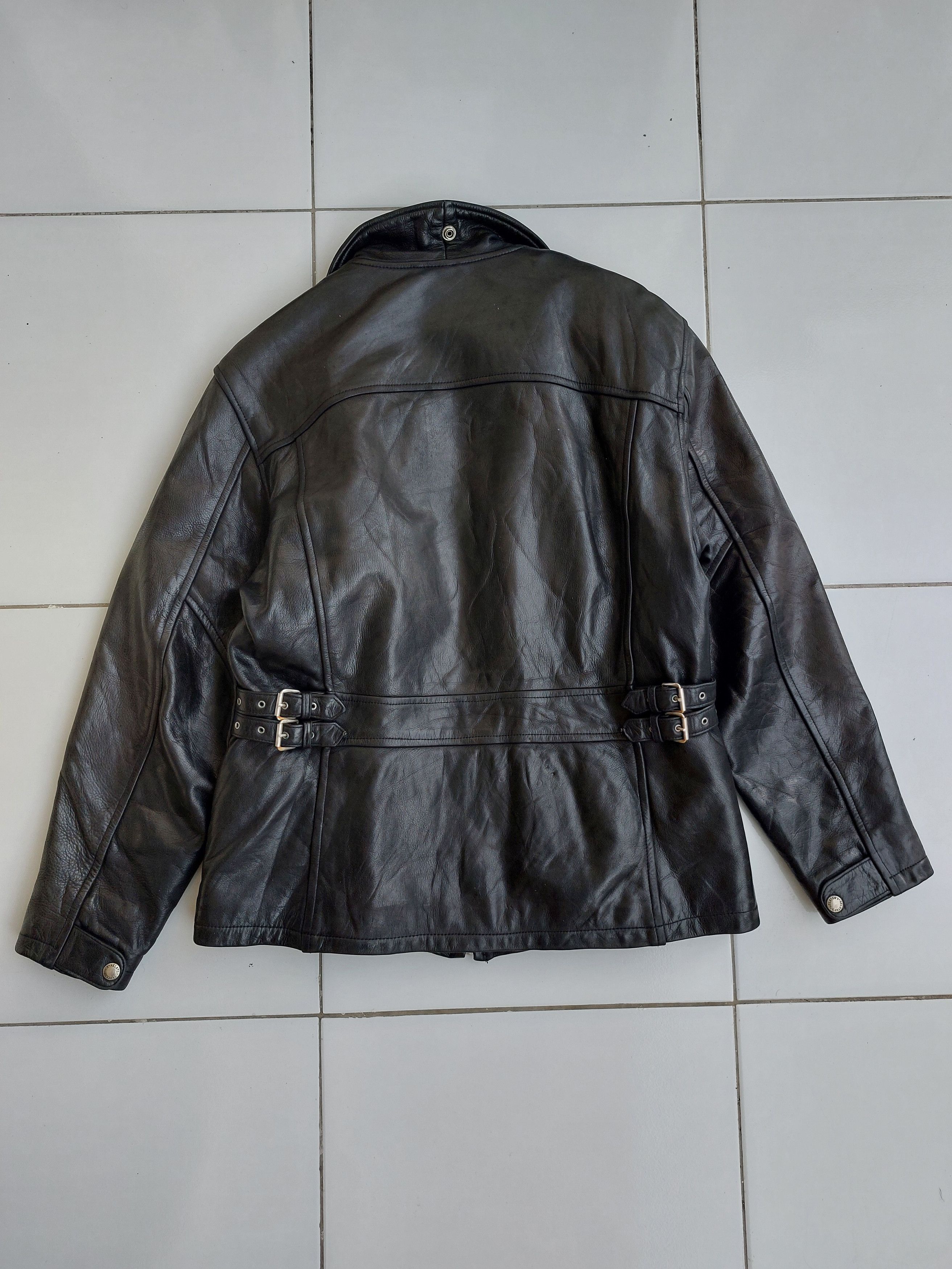 Vintage Helstons Vintage Lady Biker Leather Jacket Womens Size L / US 10 / IT 46 - 16 Thumbnail