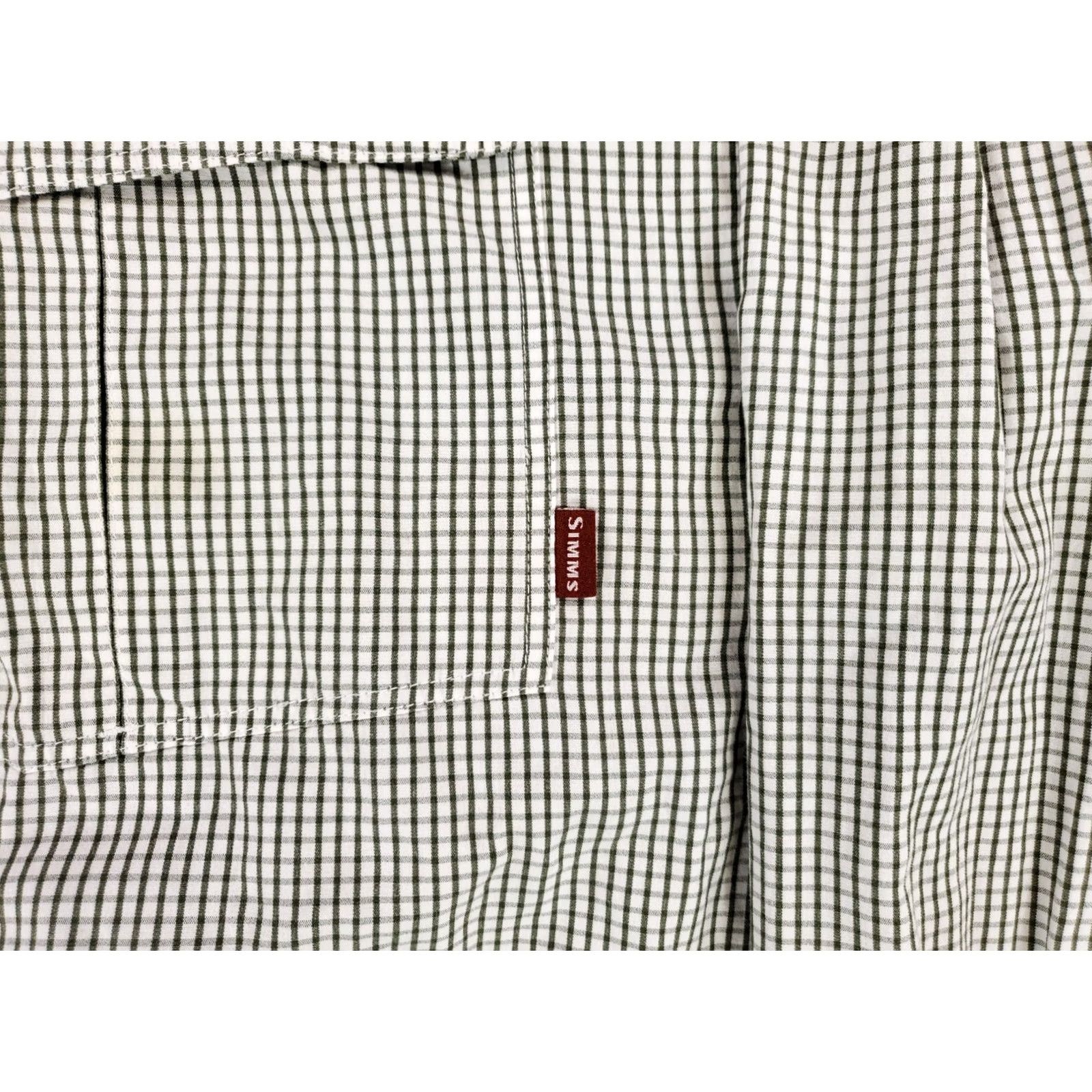 Vintage Simms Shirt Plaid Button-Down Mens M Green Size US M / EU 48-50 / 2 - 2 Thumbnail