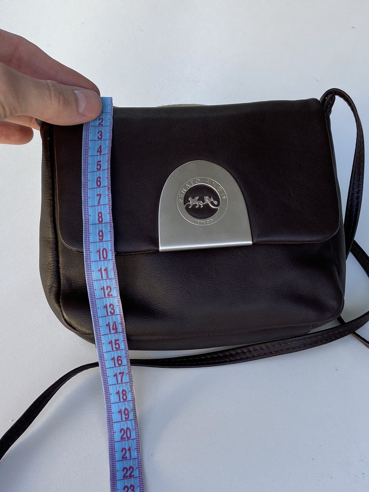Designer RENATO ANGI FULL LEATHER SLING BAG Size ONE SIZE - 8 Thumbnail
