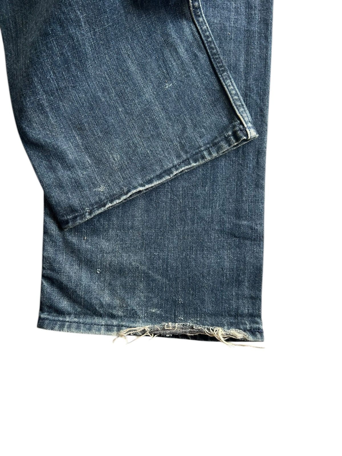 Kapital Vintage Skull Japanese Punk Style Distressed Denim jeans Size US 34 / EU 50 - 9 Thumbnail