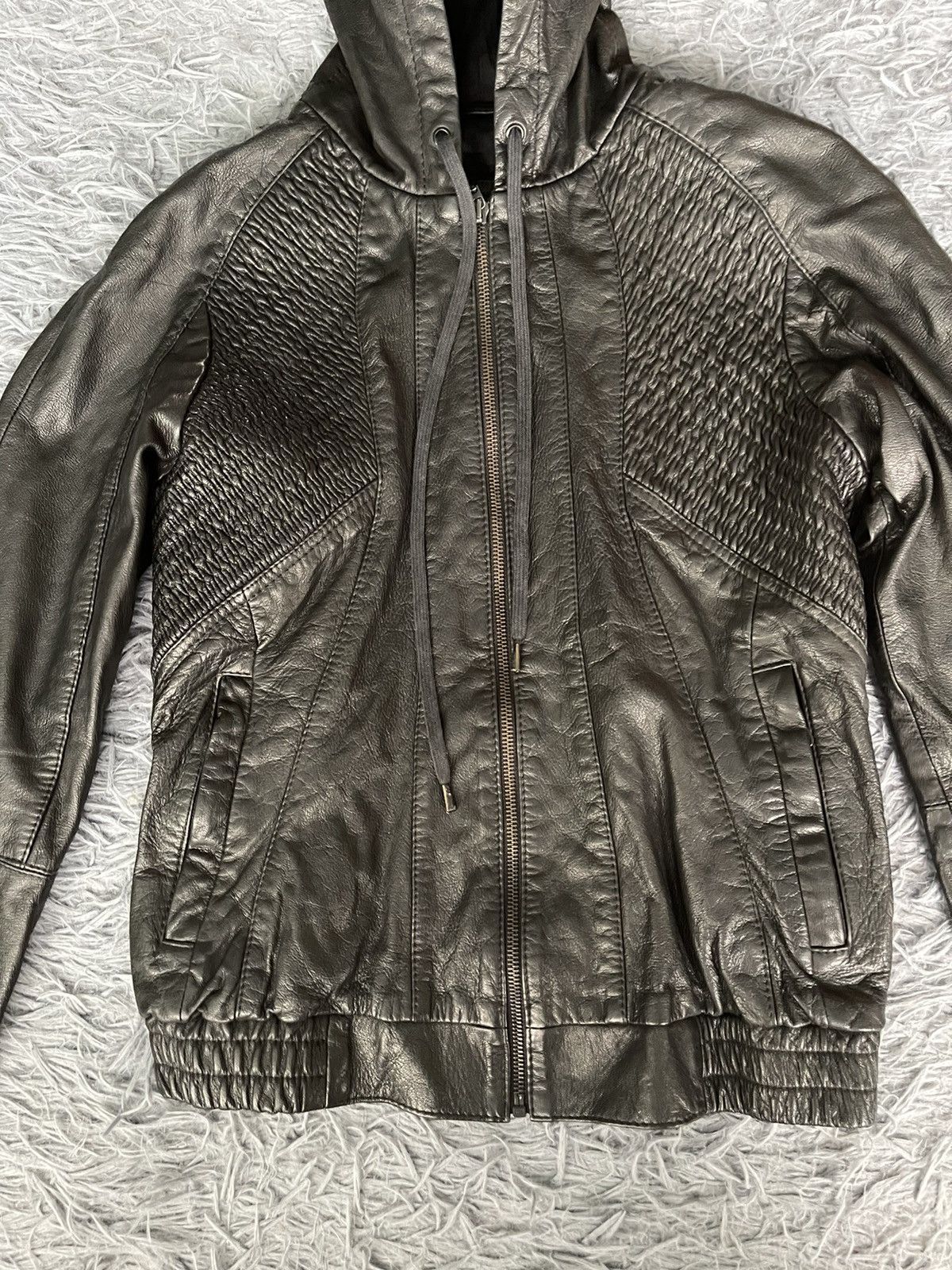 Stussy × Vintage Stussy 00s vintage hooded leather jacket Size US S / EU 44-46 / 1 - 9 Thumbnail