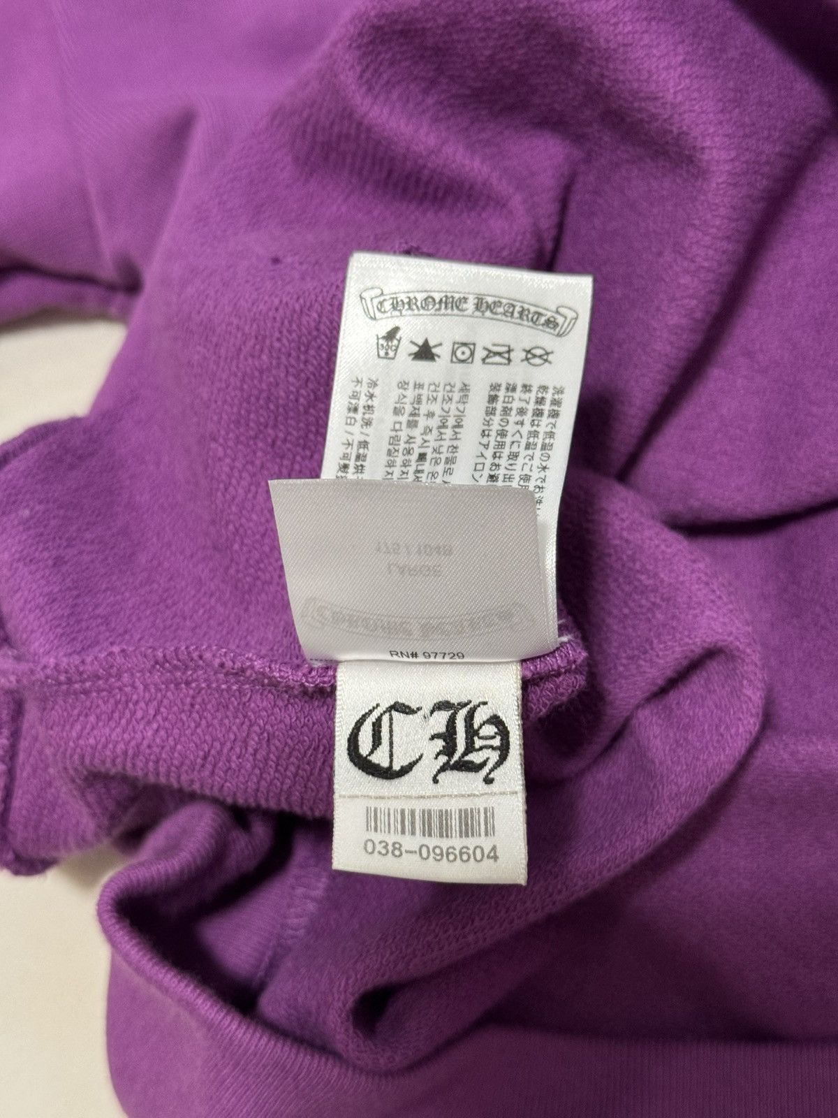 Chrome Hearts × Matty Boy Chrome Hearts Matty Boy I Want More Not Less Hoodie Purple Size US L / EU 52-54 / 3 - 11 Thumbnail