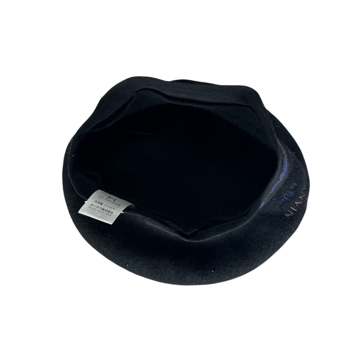 Lanvin LANVIN EN BLEU WOOL BARET HAT Size ONE SIZE - 4 Thumbnail