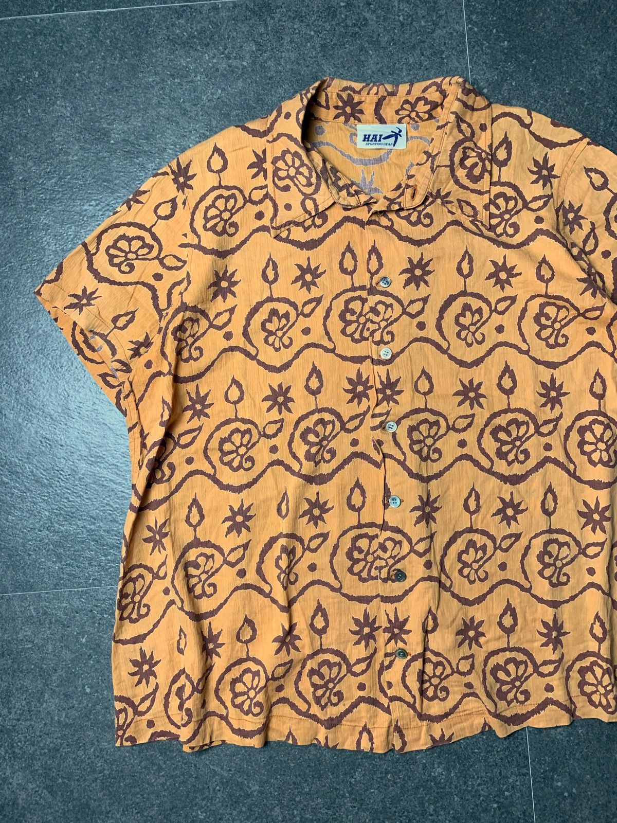 Hai Sporting Gear 1990s Hai Sporting Gear Pattern Shirt Size US S / EU 44-46 / 1 - 4 Thumbnail