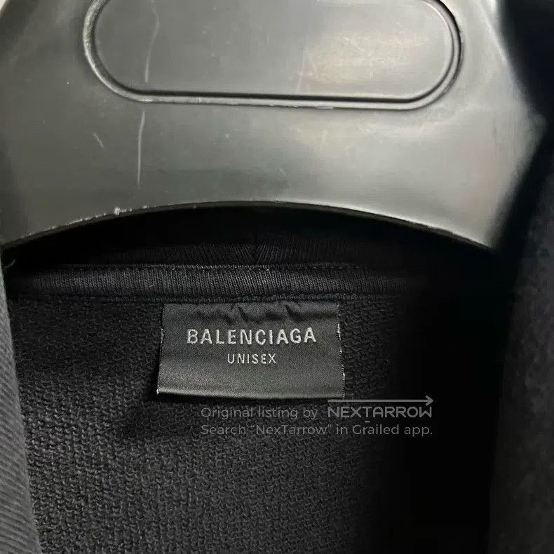 Balenciaga Balenciaga Black Letter Heart Pattern Printed Casual Sweat Size US XS / EU 42 / 0 - 3 Thumbnail