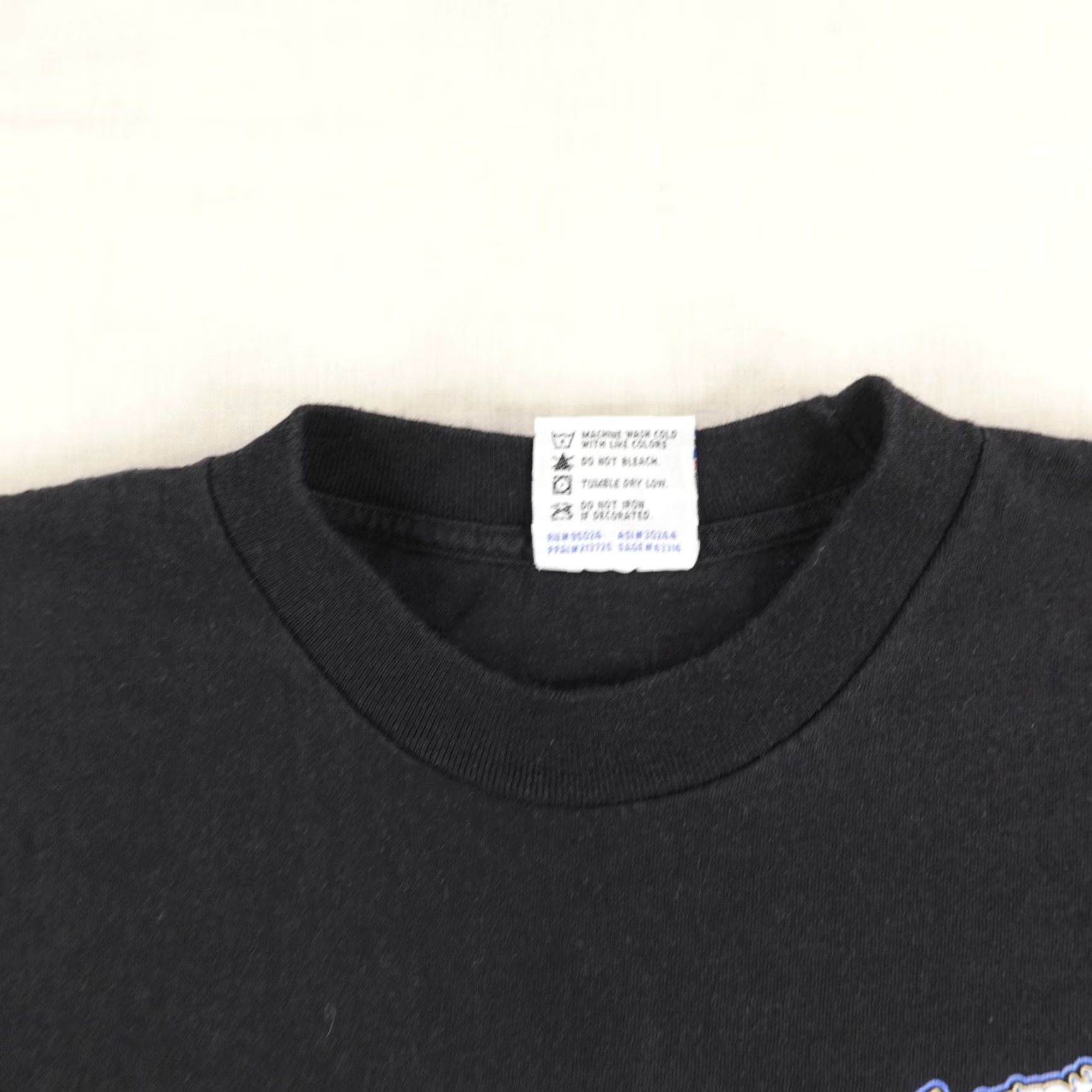Vintage VINTAGE Bayside Teamsters T-Shirt Men Medium Black Logo Graphic 80s Union Workwear Size US M / EU 48-50 / 2 - 2 Thumbnail
