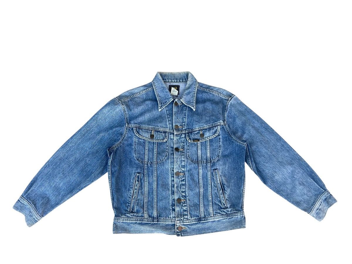 Lee Vintage Lee Riders Japan Back Painted Denim Trucker Jacket Size US L / EU 52-54 / 3 - 9 Thumbnail