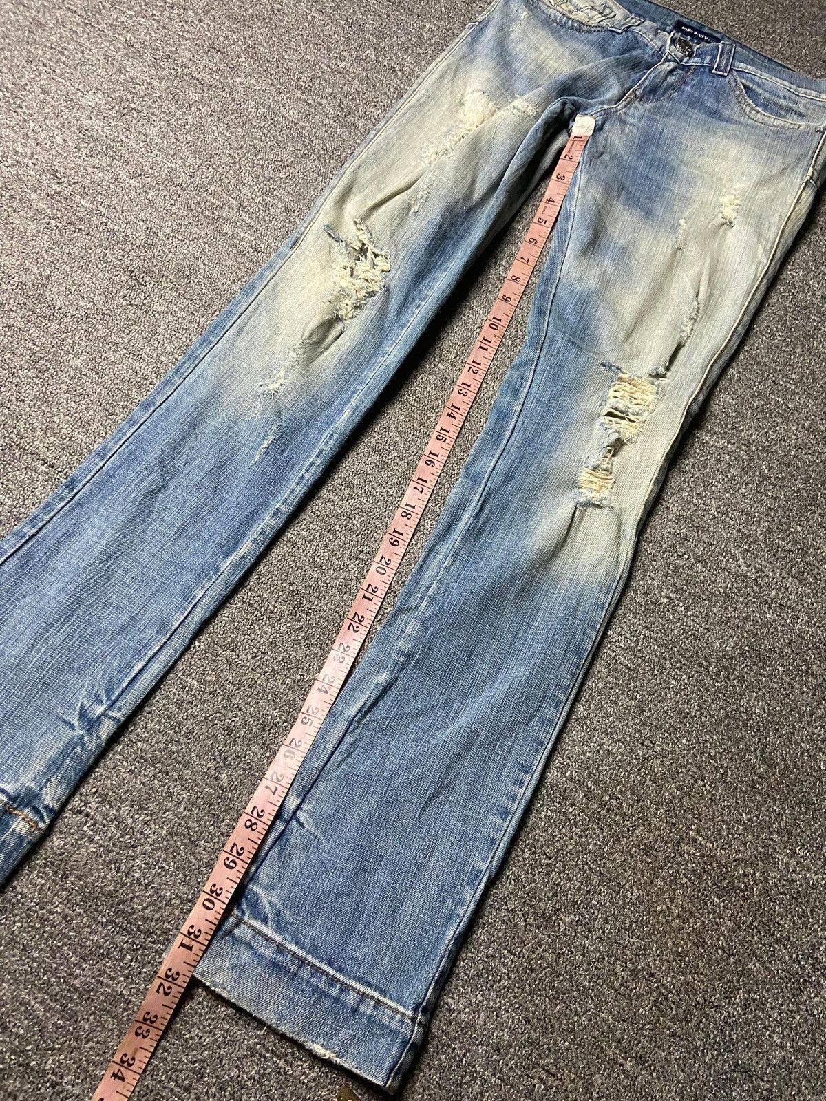 Miss Sixty Miss Sixty Collection Distressed Ripped Jeans (153) Size 30" / US 8 / IT 44 - 9 Thumbnail