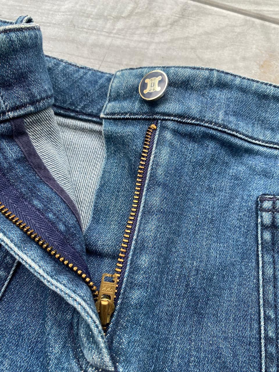 Celine Vintage Y2K Celine Denim Skirts Size 26" / US 2 / IT 38 - 5 Thumbnail