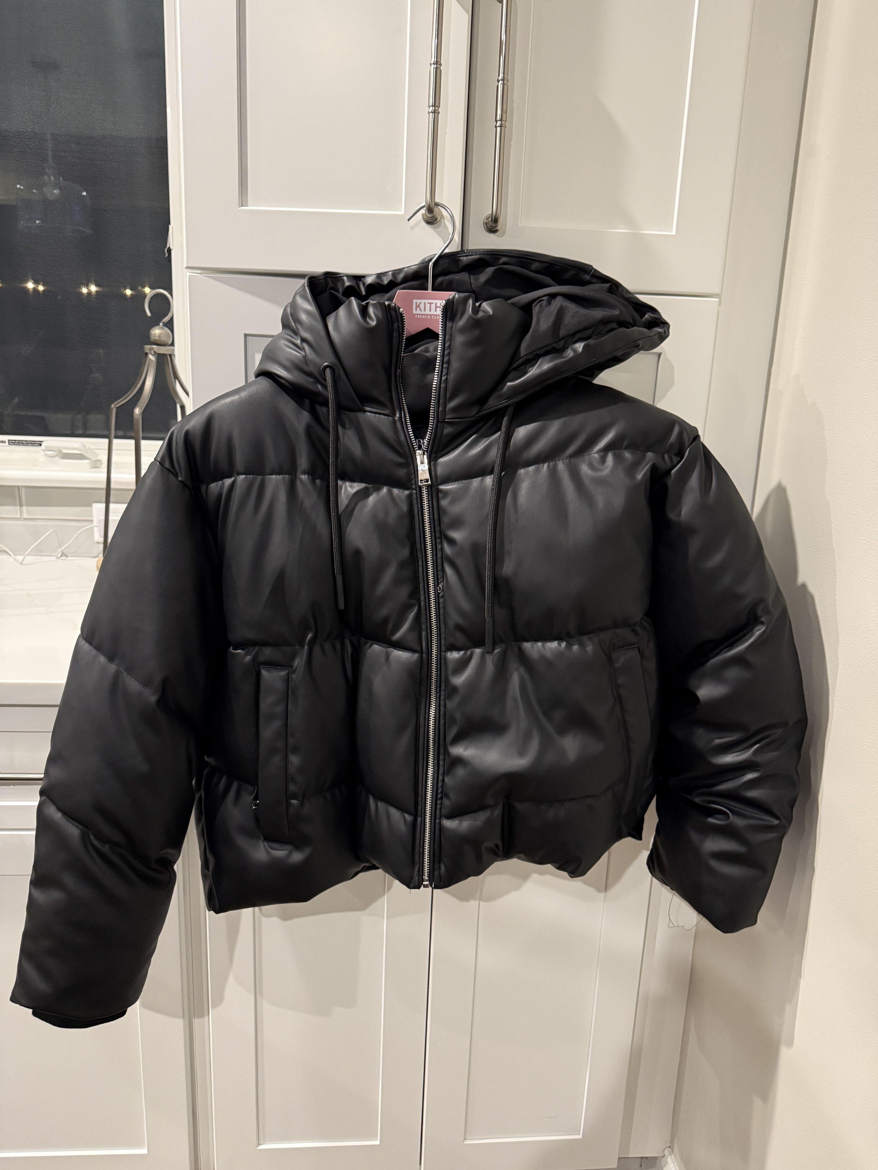 Zara Faux Leather Puffer Jacket Size XXL / US 16-18 / IT 52-54 - 2 Thumbnail