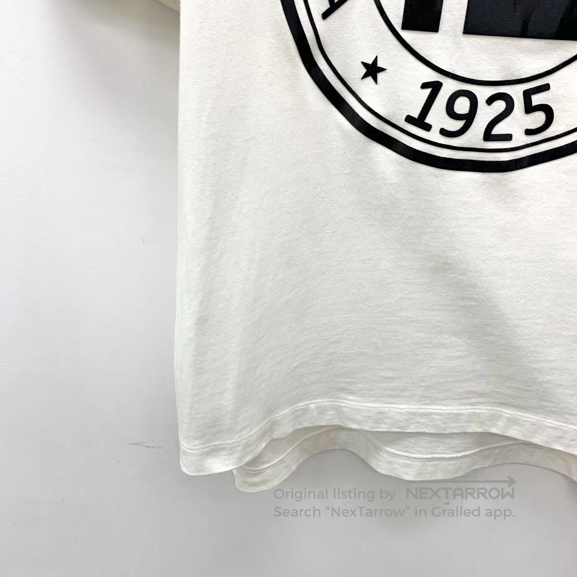 Fendi FENDI White Double F Printed Cotton Crew Neck Short Sleeve Size US L / EU 52-54 / 3 - 4 Thumbnail