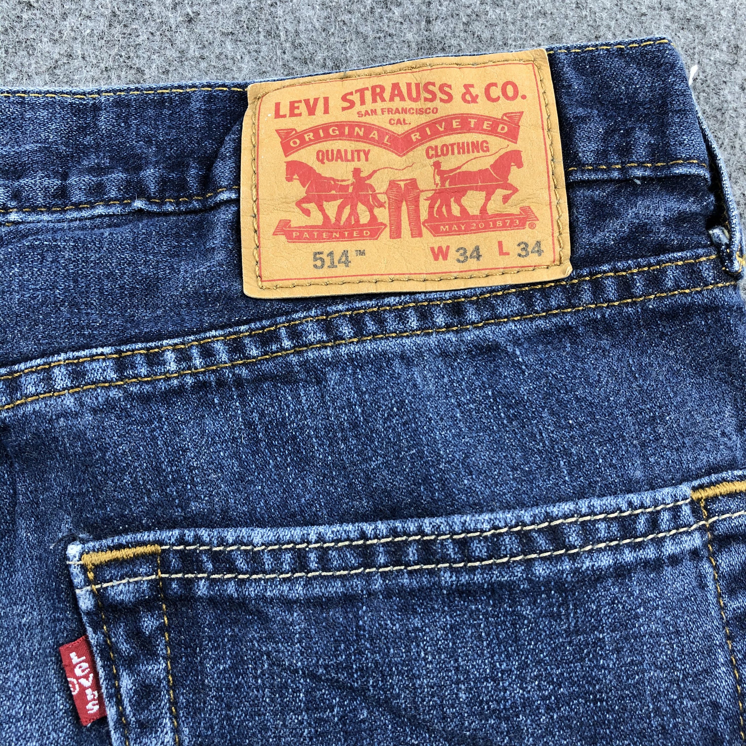 Levi's × Vintage Vintage Blue Levis 514 Jeans-JM1394 Size US 35 - 5 Thumbnail