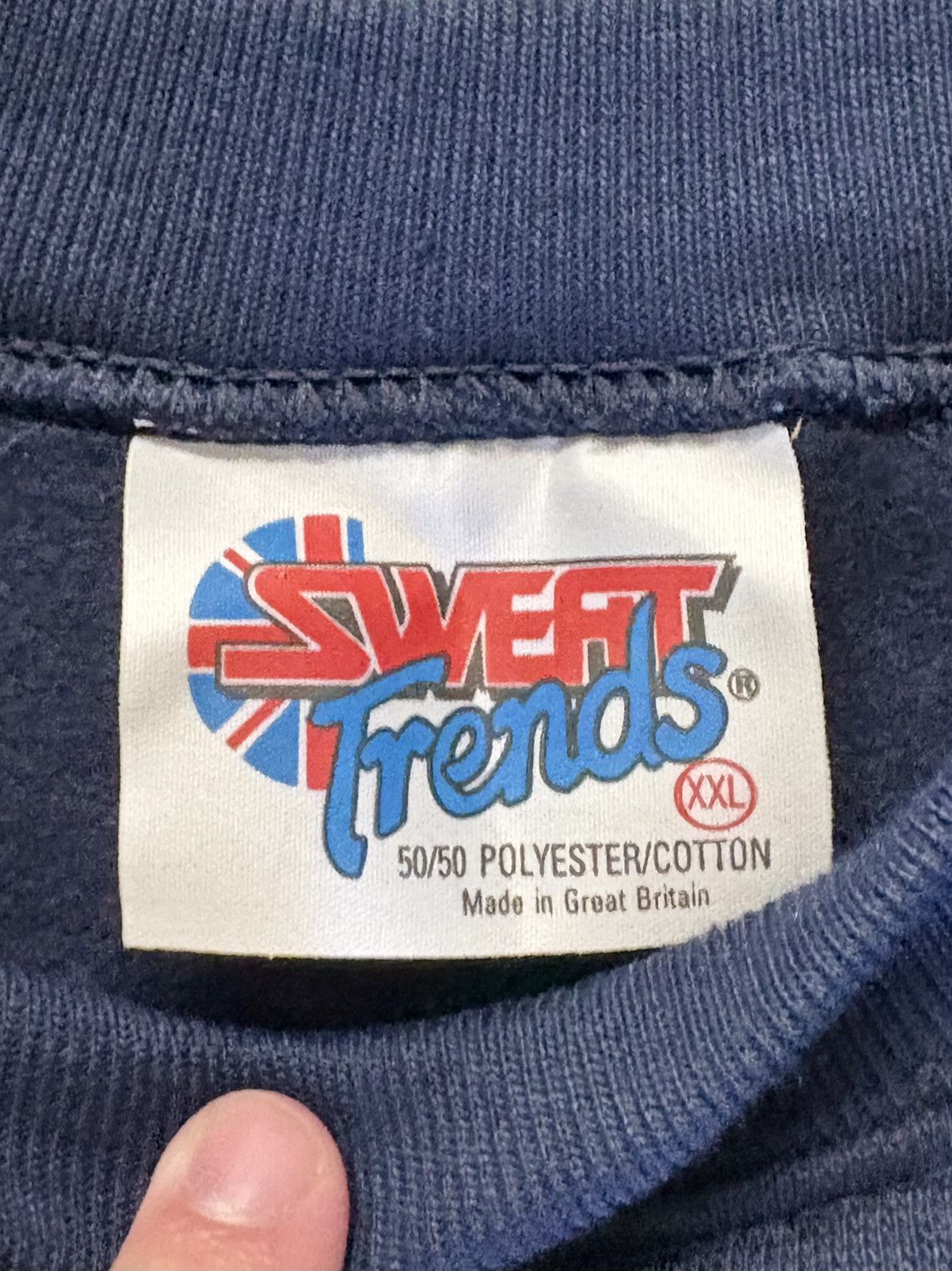 Vintage 80’s Oxford University Vintage UK Made 50/50 College Sweat Size US XXL / EU 58 / 5 - 4 Thumbnail