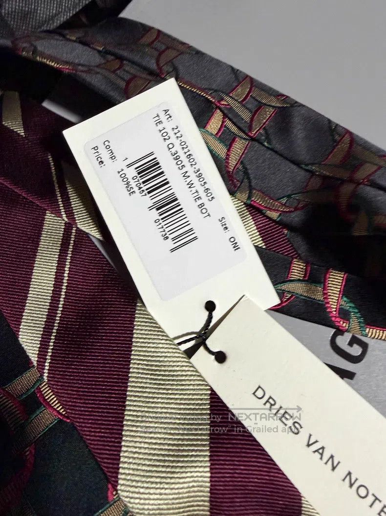 Dries Van Noten Dries Van Noten Silk Tie Size ONE SIZE - 2 Thumbnail