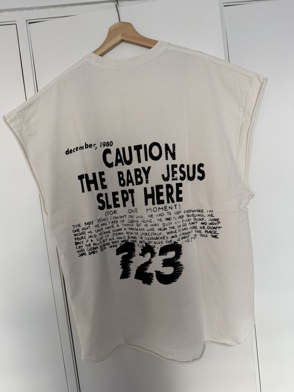Other RRR-123 “BABY JESUS” CAUTION CUTOFF TEE Size US XL / EU 56 / 4 - 3 Thumbnail