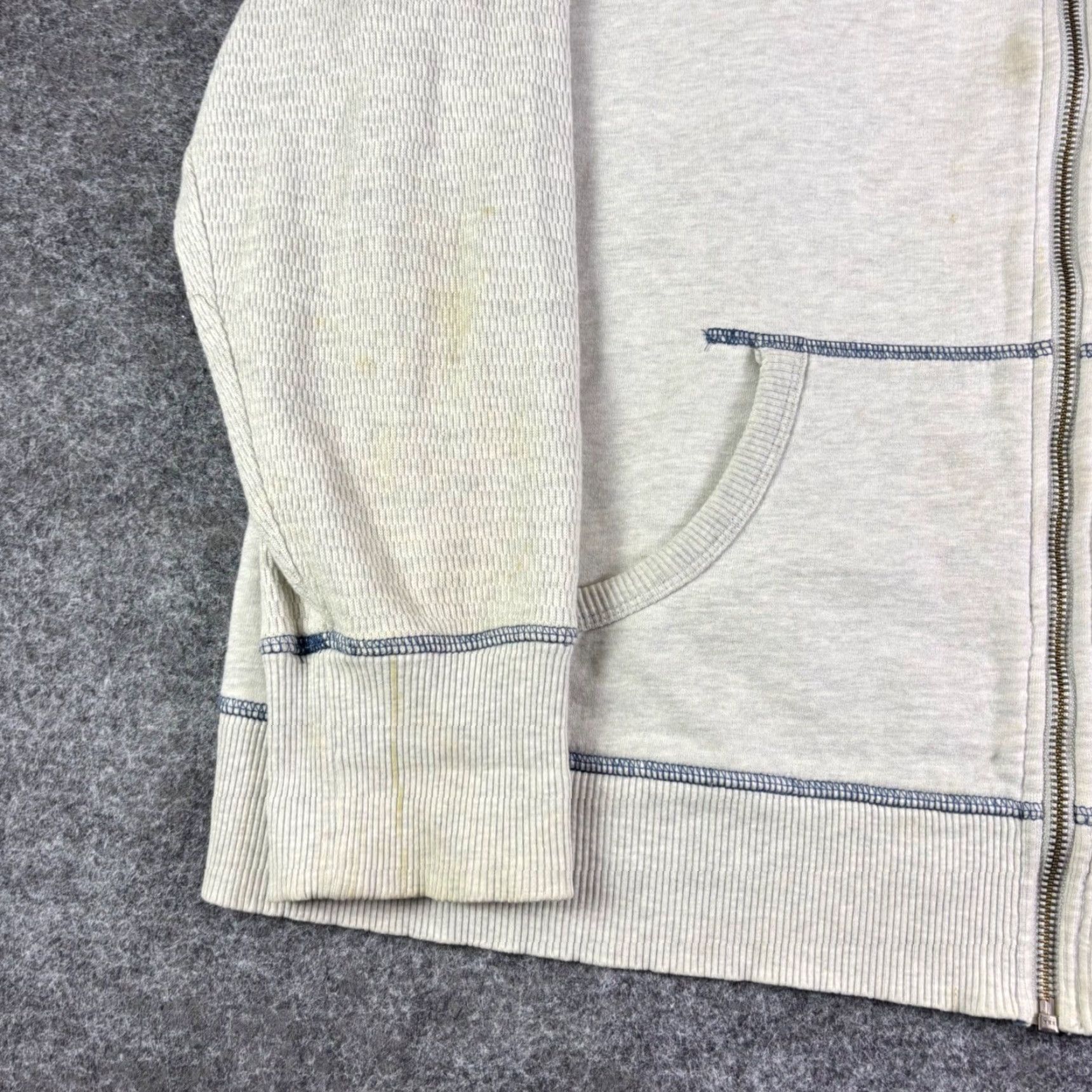 Harley Davidson Harley-Davidson Hoodie Gray 2XL Full Zip Graphic Print Logo Pockets Hooded Stained Vintage Not N/A Mens Size US XXL / EU 58 / 5 - 6 Thumbnail