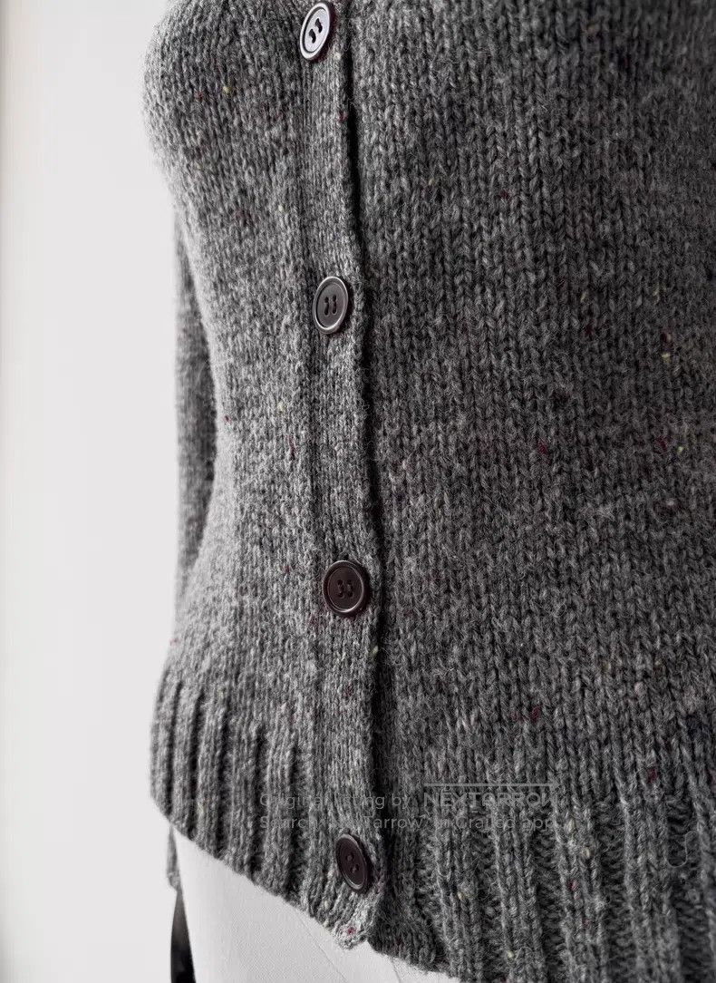 Yohji Yamamoto Yohji Yamamoto 11AW Mottled Wool Cardigan shirt Size XS / US 0-2 / IT 36-38 - 5 Thumbnail