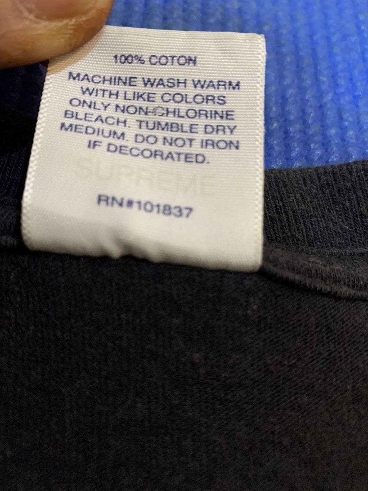 Supreme Supreme Riders Tee Black SS 19 Size US XL / EU 56 / 4 - 3 Thumbnail