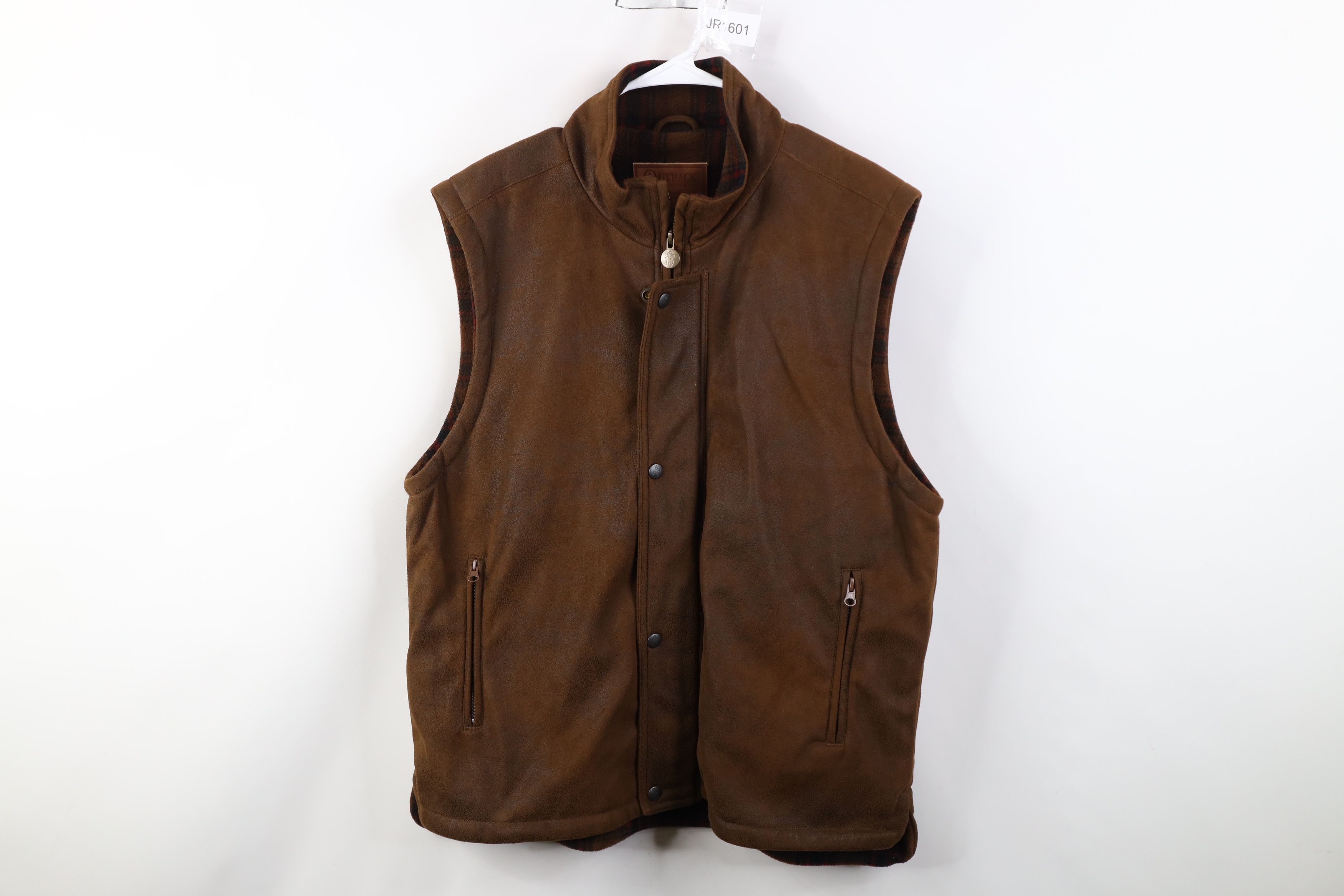 Vintage Vintage Y2K Streetwear Lined Outback Full Zip Vest Jacket Size US L / EU 52-54 / 3 - 1 Thumbnail