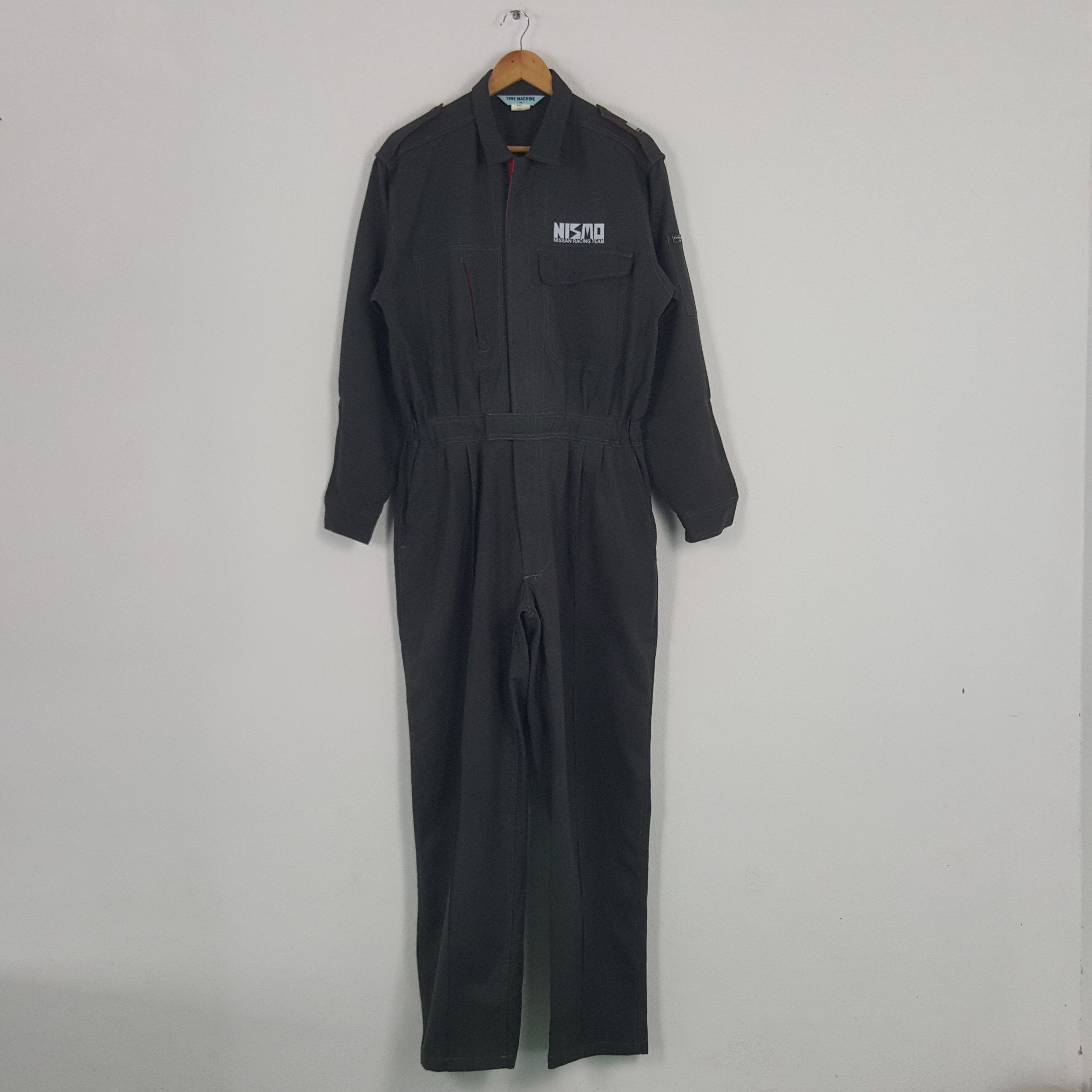 Japanese Brand × Vintage Vintage Nismo Nissan Japanese Racing Team Coverall Jacket Size US L / EU 52-54 / 3 - 4 Thumbnail
