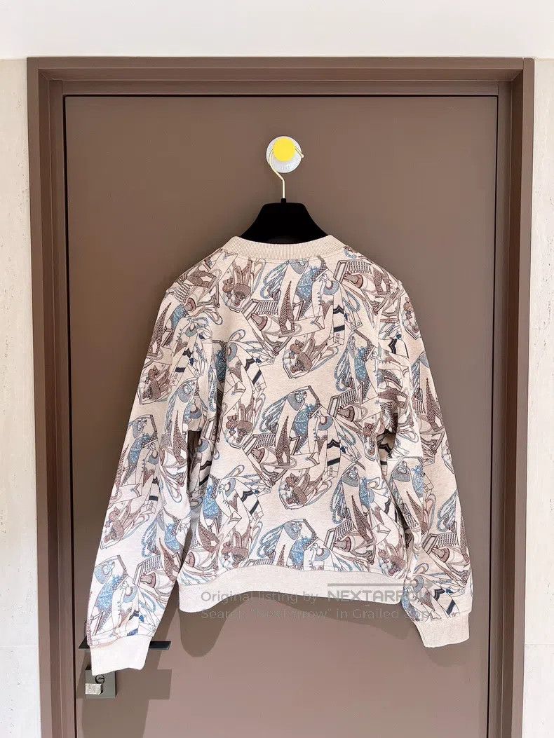 Hermes Hermes Left Aifu and Dragon Knight Printed Sweatshirt Size XS / US 0-2 / IT 36-38 - 2 Thumbnail