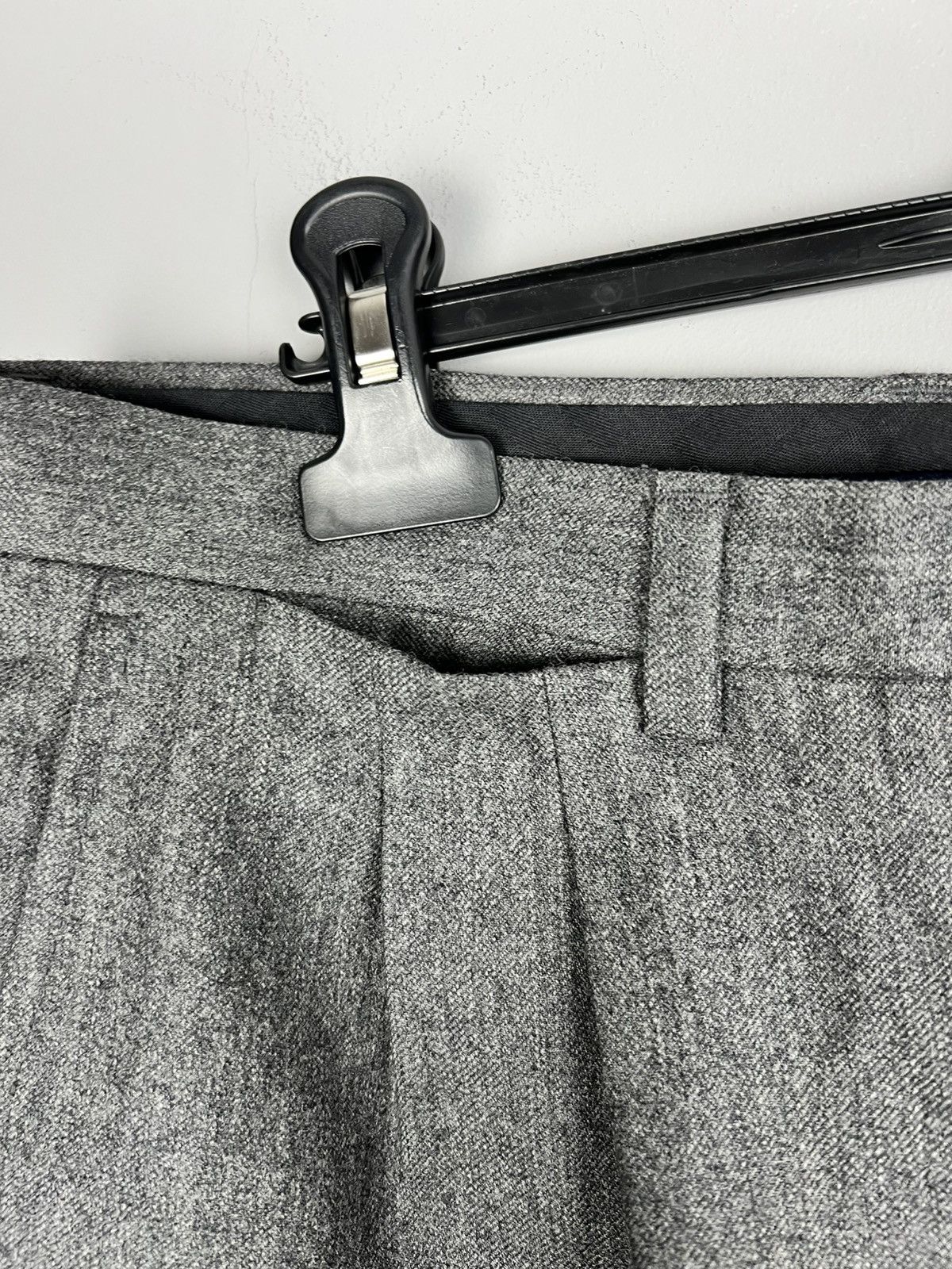 Burberry × Vintage Burberry Loose Casual Wool Pants Vintage Size US 36 / EU 52 - 3 Thumbnail