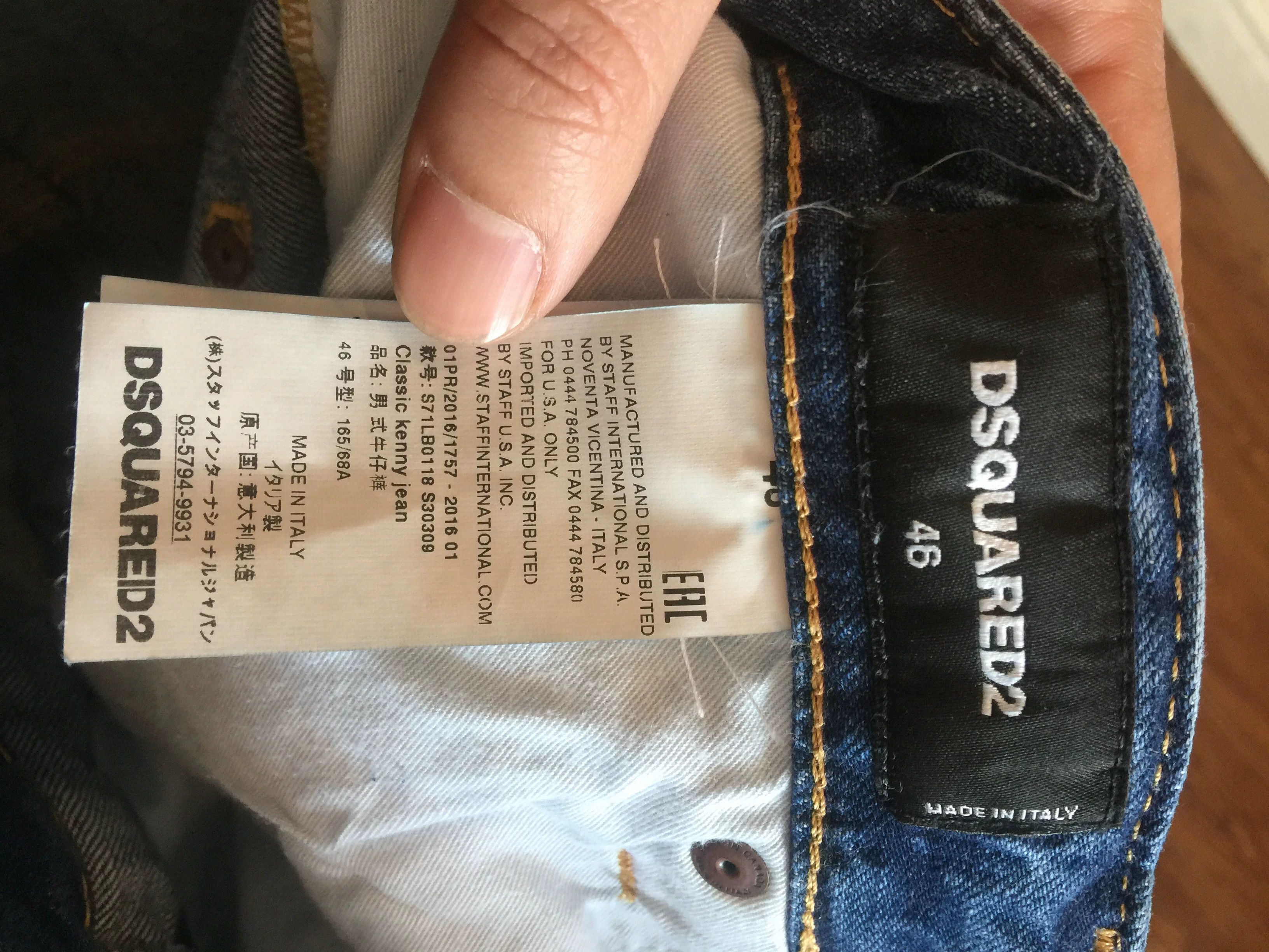 Dsquared2 Dsquared2 D2 Classic KT Distressed Jeans Size US 30 / EU 46 - 7 Thumbnail