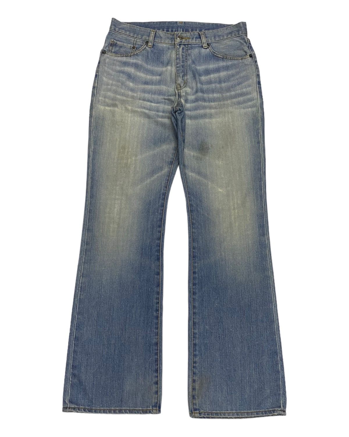 Japanese Brand RUSTY BAGGY UNIQLO DISTRESSED DENIM UNDERCOVER STYLE DESIGN Size US 32 / EU 48 - 1 Thumbnail