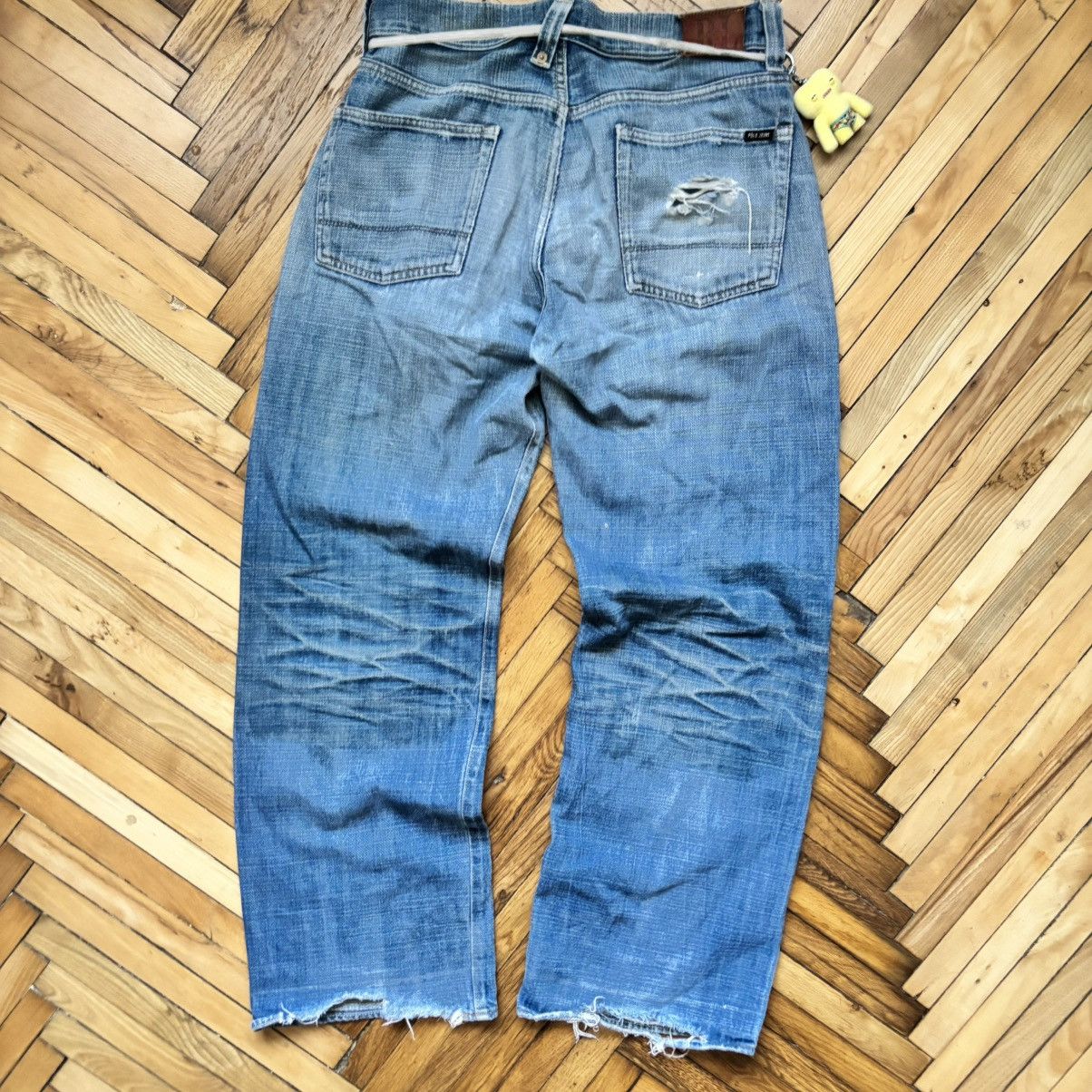 Ralph Lauren Last Drop‼️Vintage Polo Ralph Lauren Distressed Loose Jeans Size US 32 / EU 48 - 1 Thumbnail