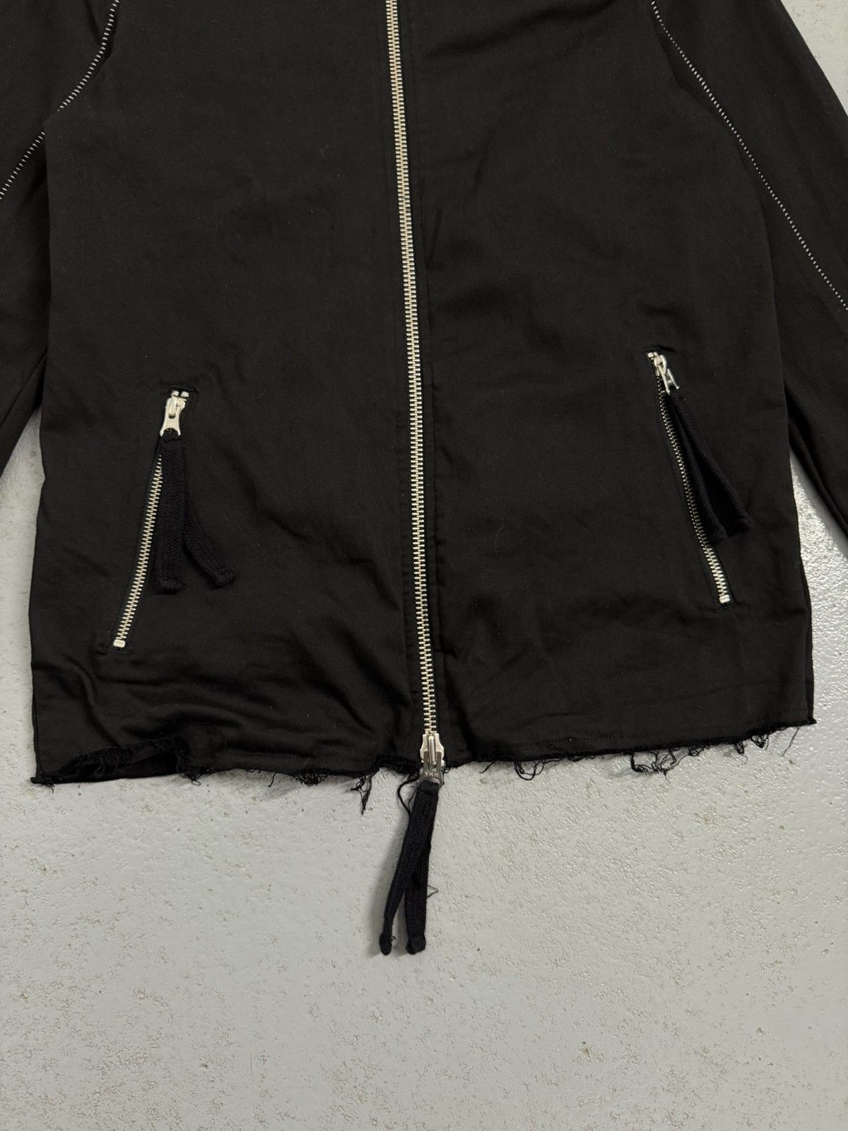 Thom Krom Avant-garde Thom Krom Sewn Zip Distressed Jacket Size US M / EU 48-50 / 2 - 5 Thumbnail