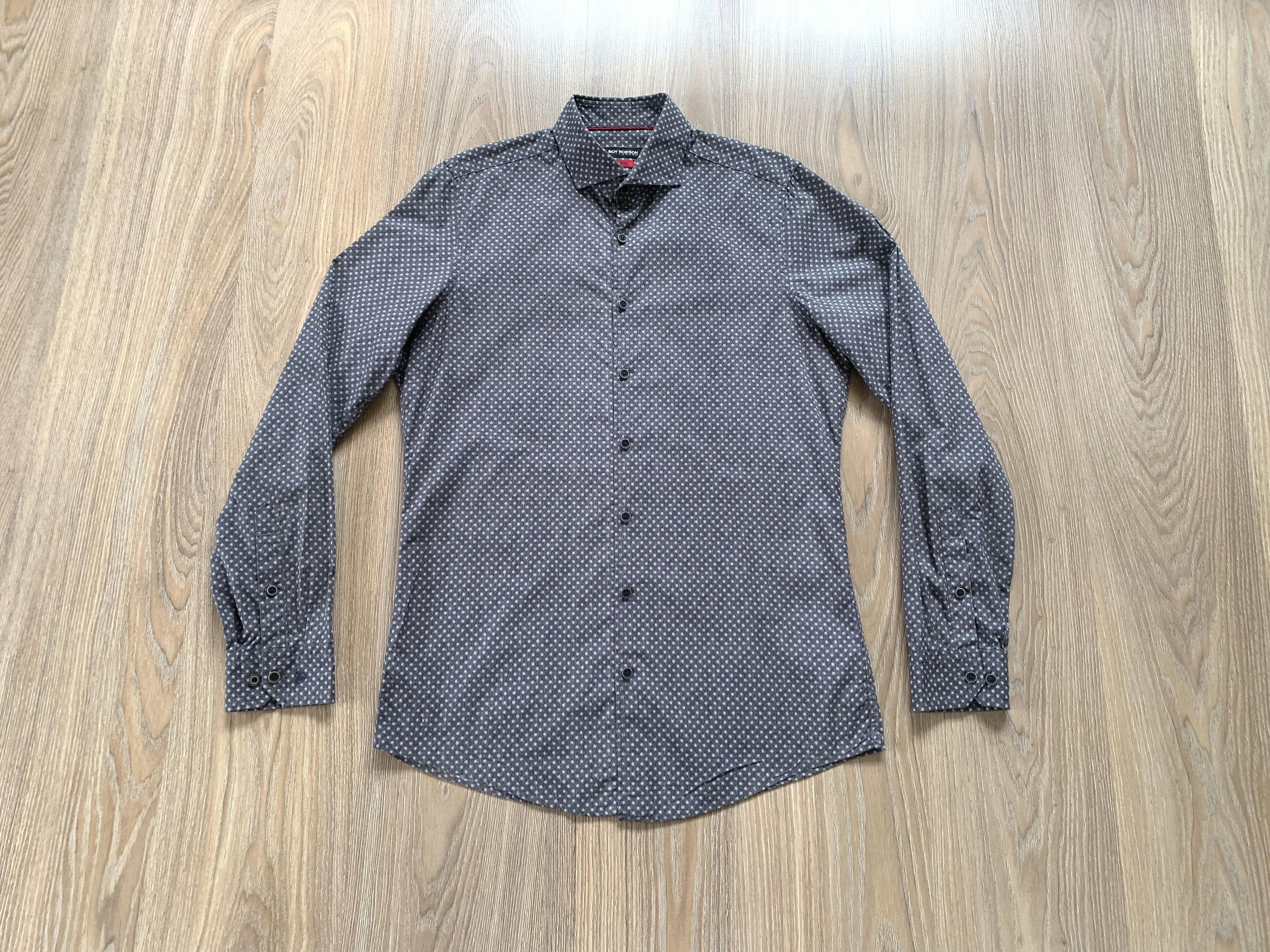 Other Roy Robson Slim Fit Button Up Long Sleeve Shirt Size US M / EU 48-50 / 2 - 1 Thumbnail