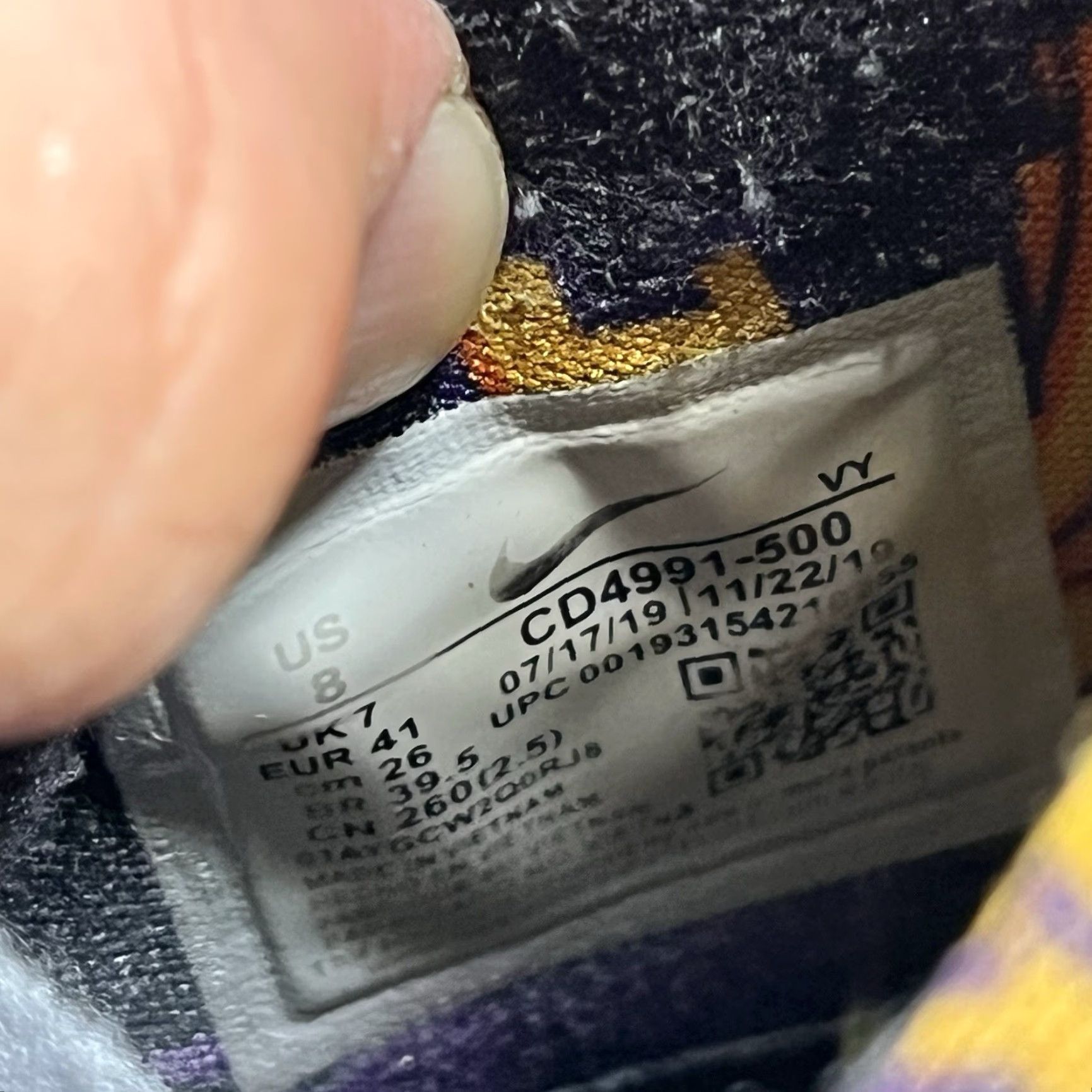 Nike Nike Kobe Bryant 5 Protro Sneaker CD4991-500 Men 8 Purple Black Gold Court Protro 2020 Shoes Size US 8 / EU 41 - 8 Thumbnail