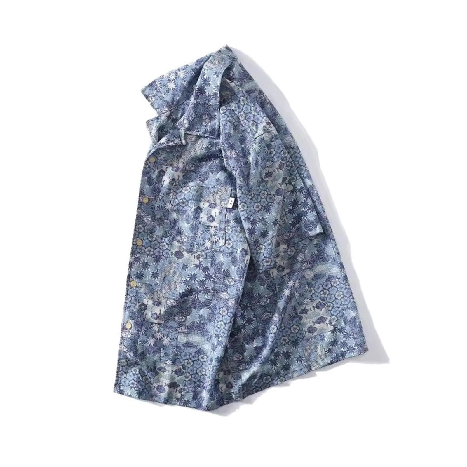 Other Vibrant Blue Floral Short-Sleeve Shirt Size US M / EU 48-50 / 2 - 4 Thumbnail