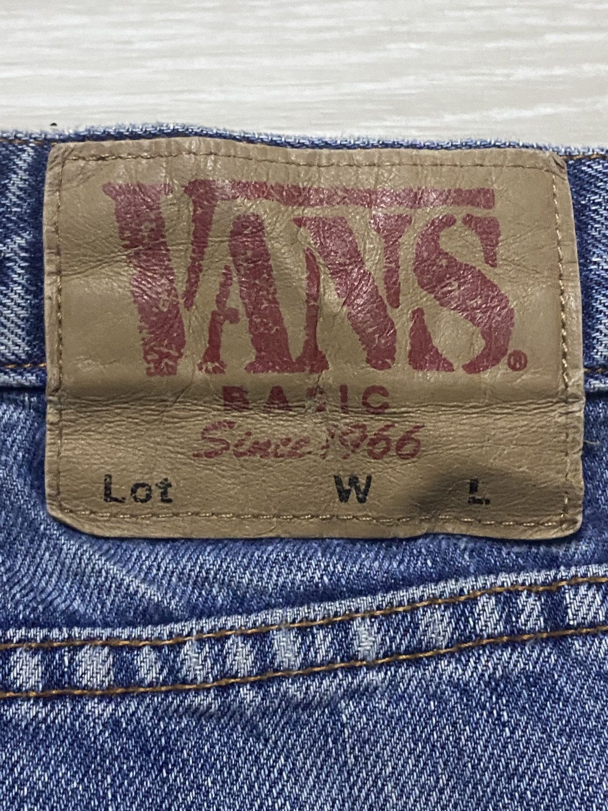 Bape × Vans Vans Denim Baggy Jeans Size US 32 / EU 48 - 13 Thumbnail