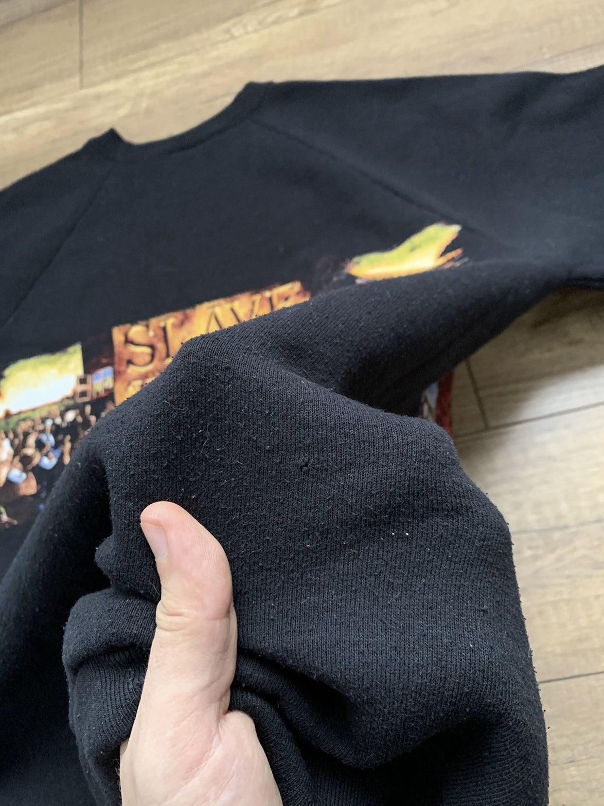 Band Tees 1991 Skid Row Slave To The Grind Jesus Vintage Sweatshirt Size US XL / EU 56 / 4 - 16 Thumbnail
