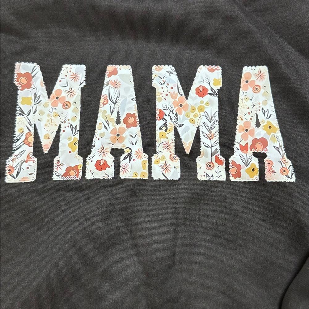 Designer Mama floral block print sweatshirt Size M / US 6-8 / IT 42-44 - 2 Thumbnail