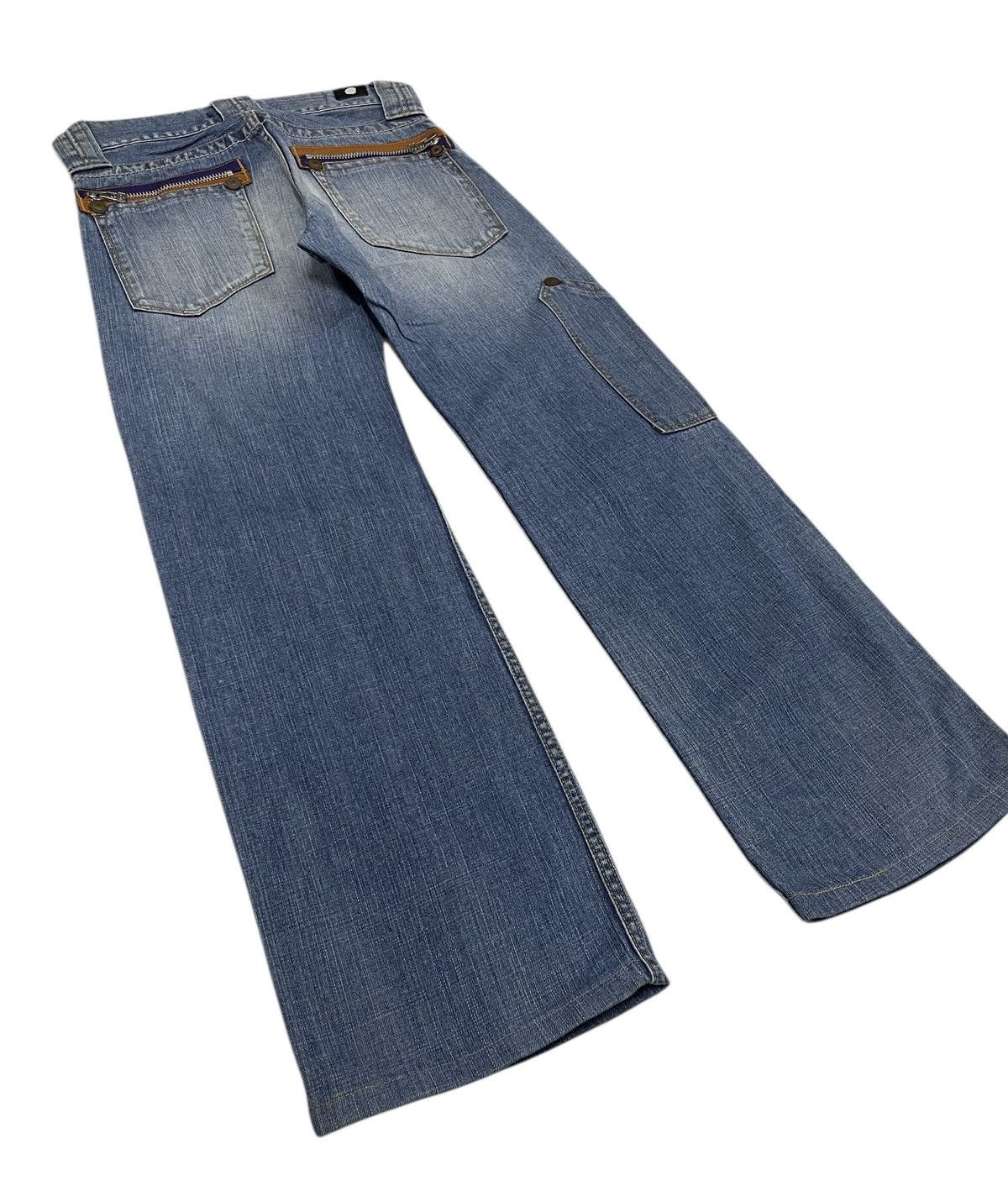 Japanese Brand Vintage BlueWay Union Made Jeans Size US 29 - 5 Thumbnail